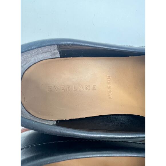 Everlane Modern Loafer Leather Black Women\'s Sz. 6.5 Classic Contemporary